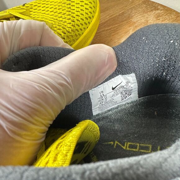 Nike Metcon 6 Bright Citron Yellow Grey Men's Size 11 CK9388-707 - Picture 8 of 8